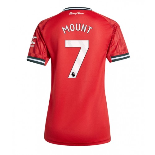 Manchester United Mason Mount #7 Hemmatröja Dam 2025-26 Kortärmad Manchester United Mason Mount #7 Hemmatröja Dam 2025-26 Kortärmad